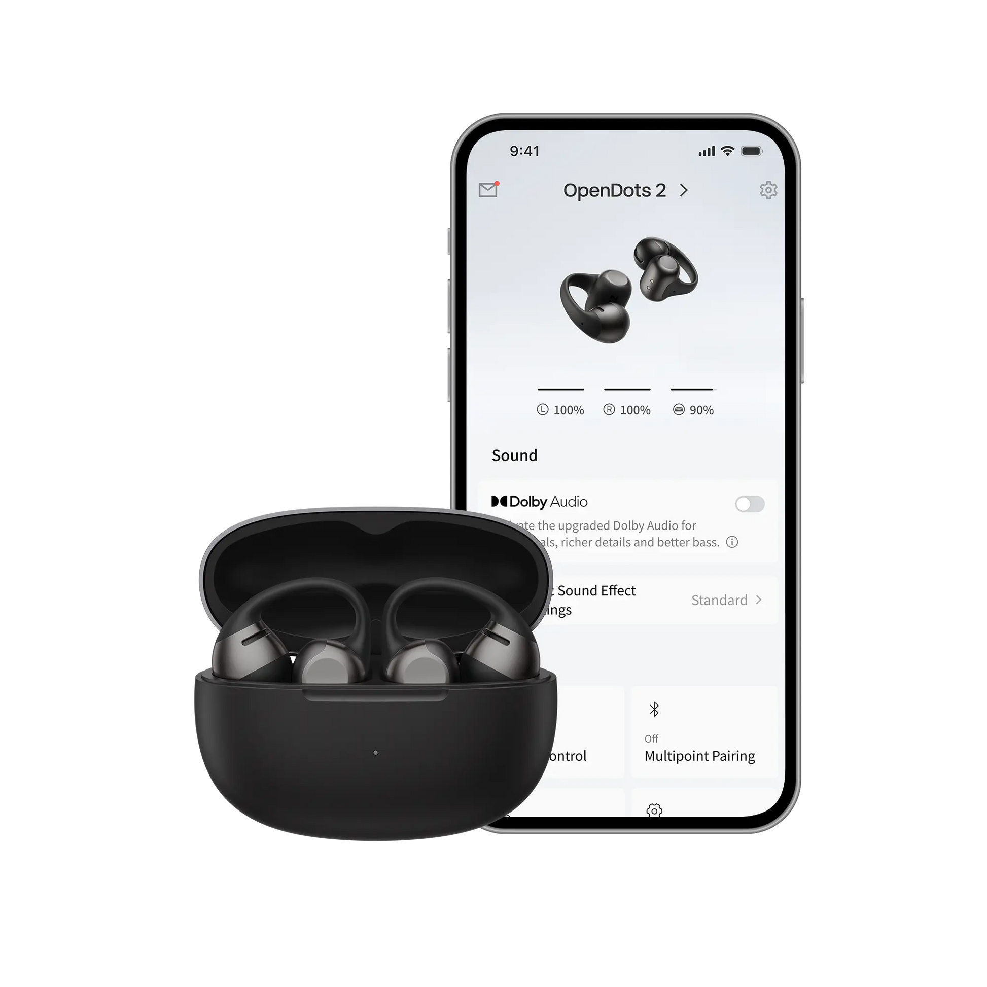 Shokz OpenDots 2 E320-ST-BK Shokz Singapore
