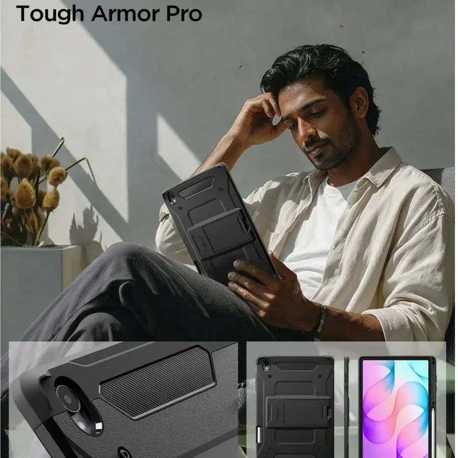 Spigen Samsung Tab S12+ Case Tough Armor Pro with Pen Holder Spigen Singapore Singapore