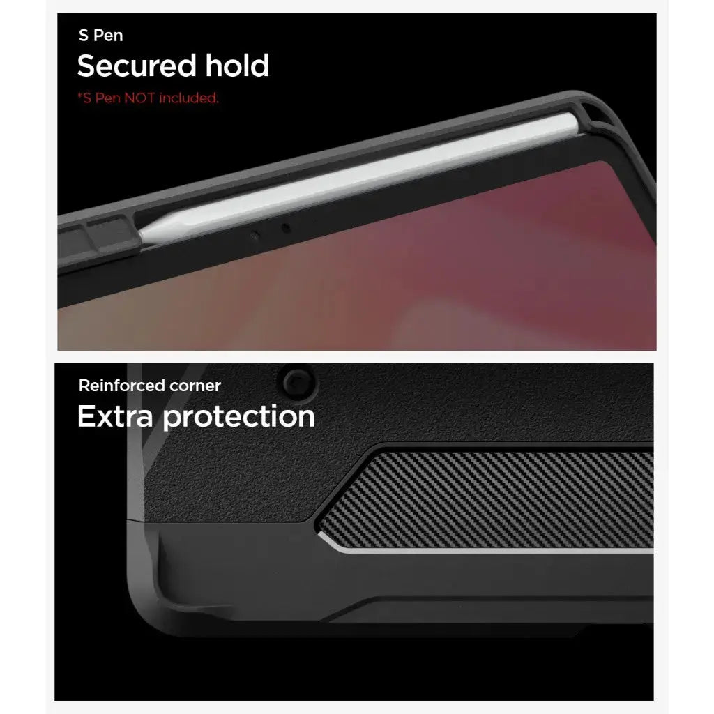 Spigen Samsung Tab S12+ Case Tough Armor Pro with Pen Holder Spigen Singapore Singapore