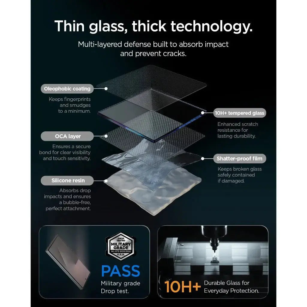 Spigen Samsung Z Fold 8 Ultra / Z Fold 7 Privacy Screen Protector EZ Fit Pro HD [2 Pack] Spigen Singapore Singapore