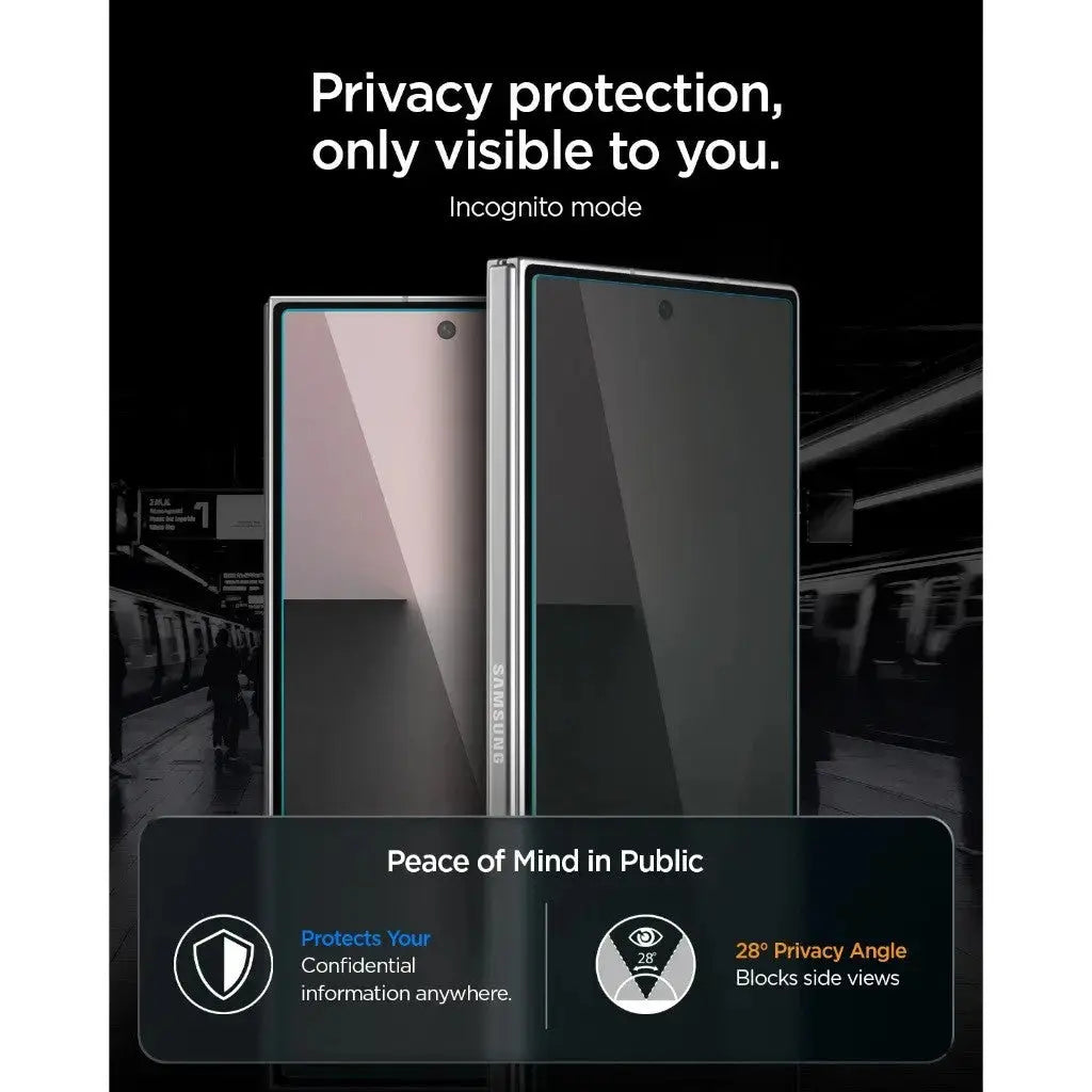 Spigen Samsung Z Fold 8 Ultra / Z Fold 7 Privacy Screen Protector EZ Fit Pro HD [1 Pack] Spigen Singapore Singapore