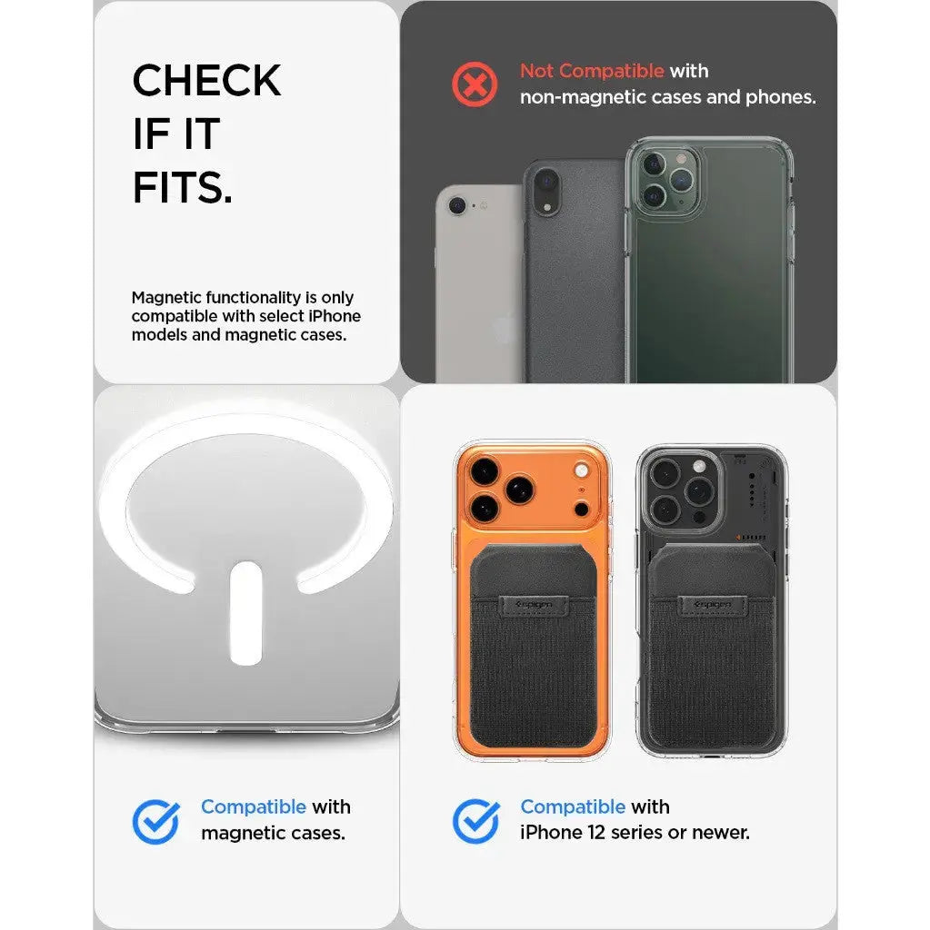 Spigen Slim Fold Magnetic Card Holder Stand S314-4 (12 Cards) Spigen Singapore Singapore
