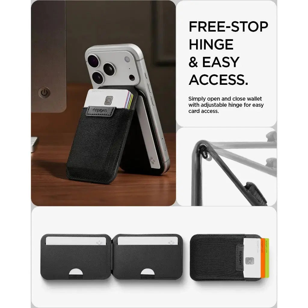 Spigen Slim Fold Magnetic Card Holder Stand S314-4 (12 Cards) Spigen Singapore Singapore