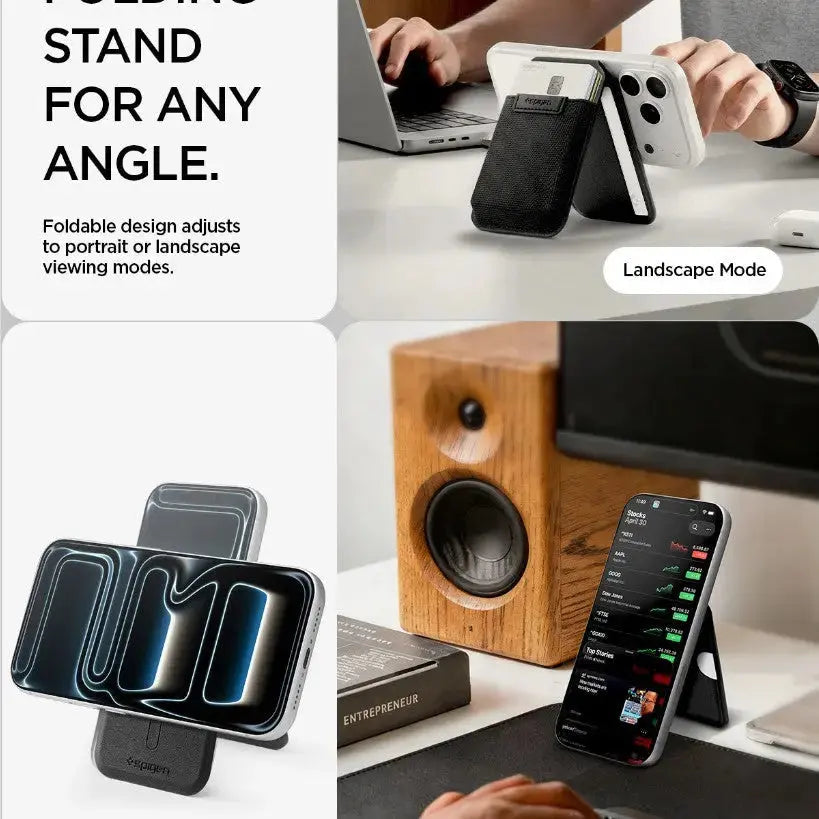 Spigen Slim Fold Magnetic Card Holder Stand S314-4 (12 Cards) Spigen Singapore Singapore