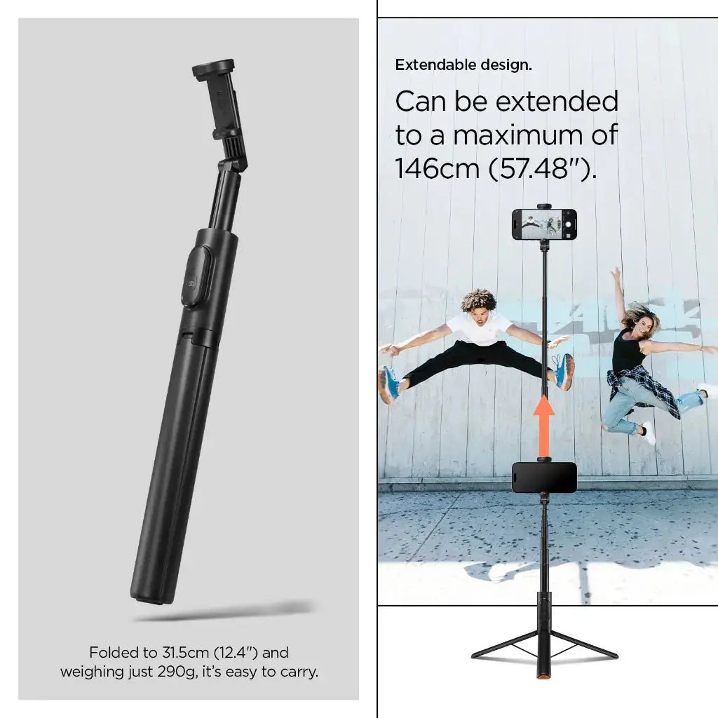 Spigen S541W Auto Open Selfie Stick Tripod Spigen Singapore Singapore