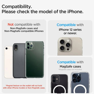 3 Cards Magnetic Wallet Ultra Hybrid MagFit+ Dual Side Spigen Singapore Singapore