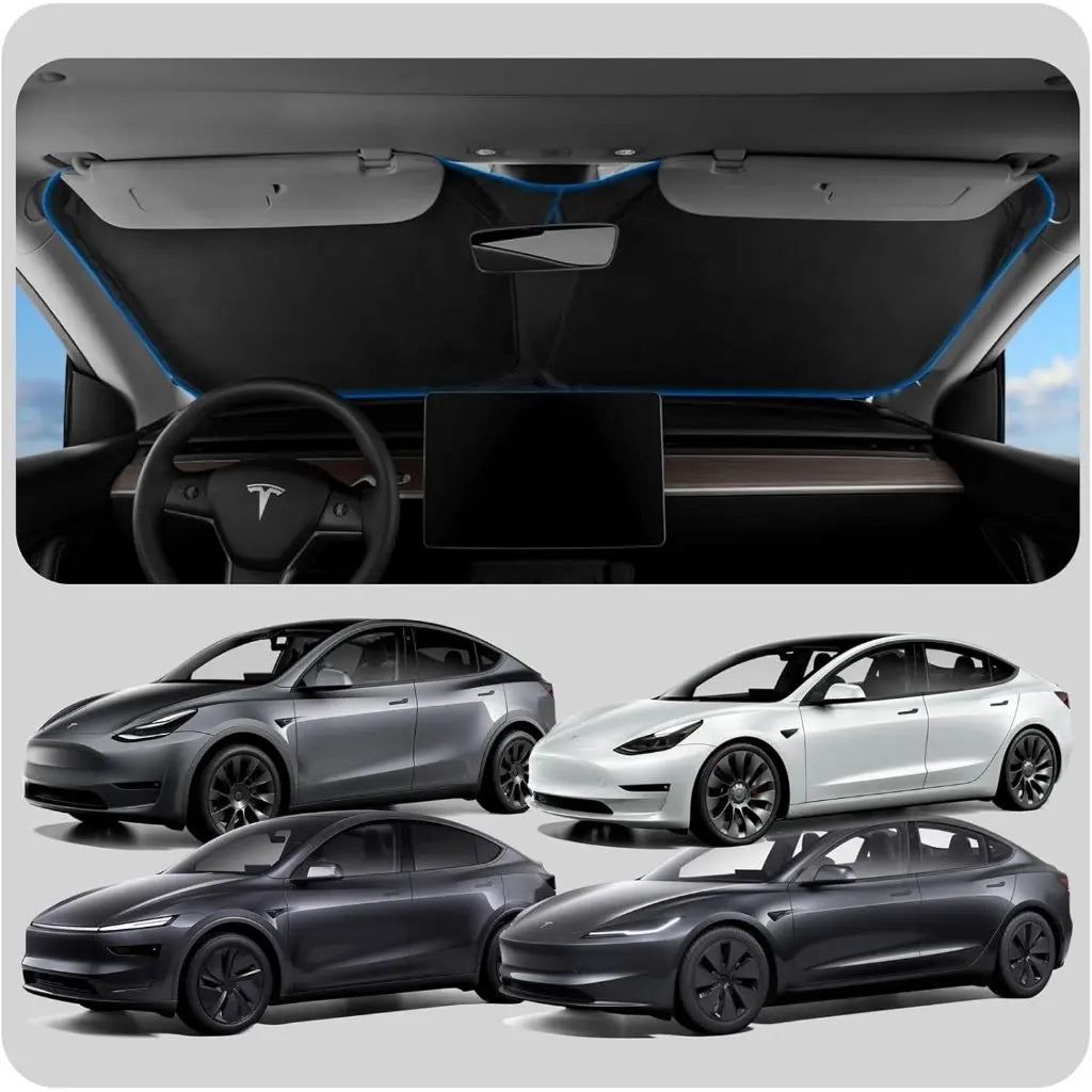 All Tesla Model Y & 3 Front Windshield Sunshade TO260 Spigen Singapore Singapore