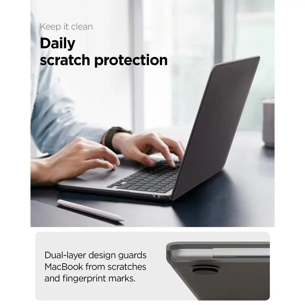 Macbook Air 13 inch case (2026 / 2025 / 2024 / 2022) Airskin Frost Spigen Singapore Singapore