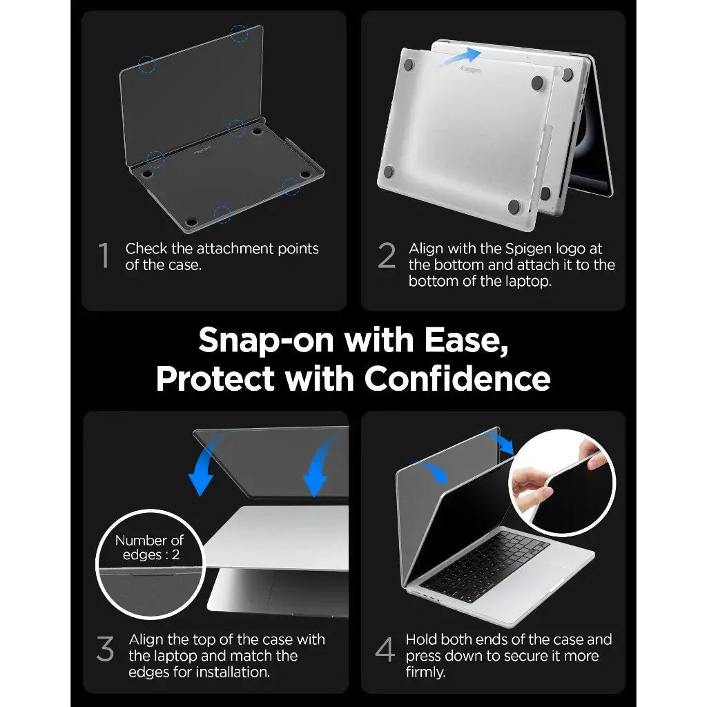 Macbook Pro 14 inch case (2026/2024/2023/2021) Airskin Frost Spigen Singapore Singapore