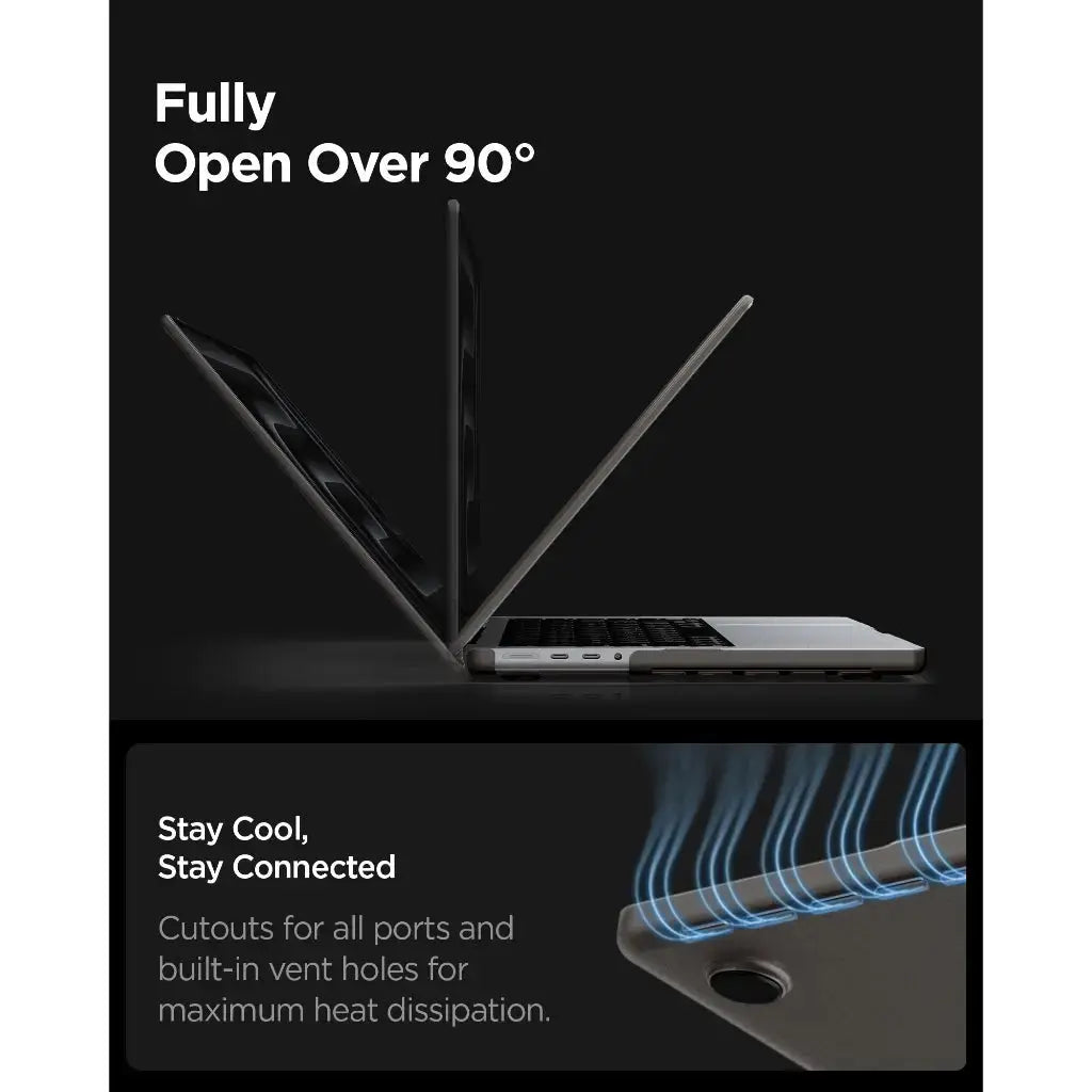 Macbook Pro 14 inch case (2026/2024/2023/2021) Airskin Frost Spigen Singapore Singapore
