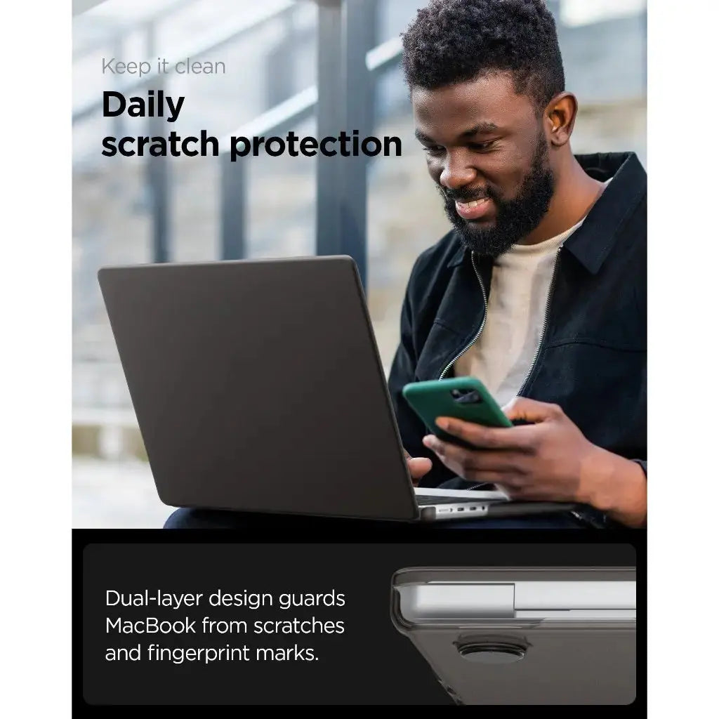 Macbook Pro 14 inch case (2026/2024/2023/2021) Airskin Frost Spigen Singapore Singapore