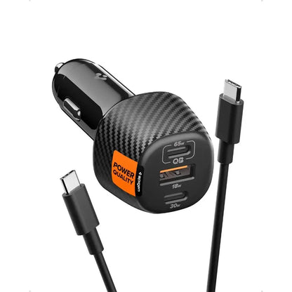 Essential 3 Ports 113W Car Charger with Type C Cable Spigen Singapore Singapore
