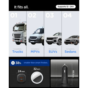 Essential 50W USB-C Car Charger Fast Charging Spigen Singapore Singapore