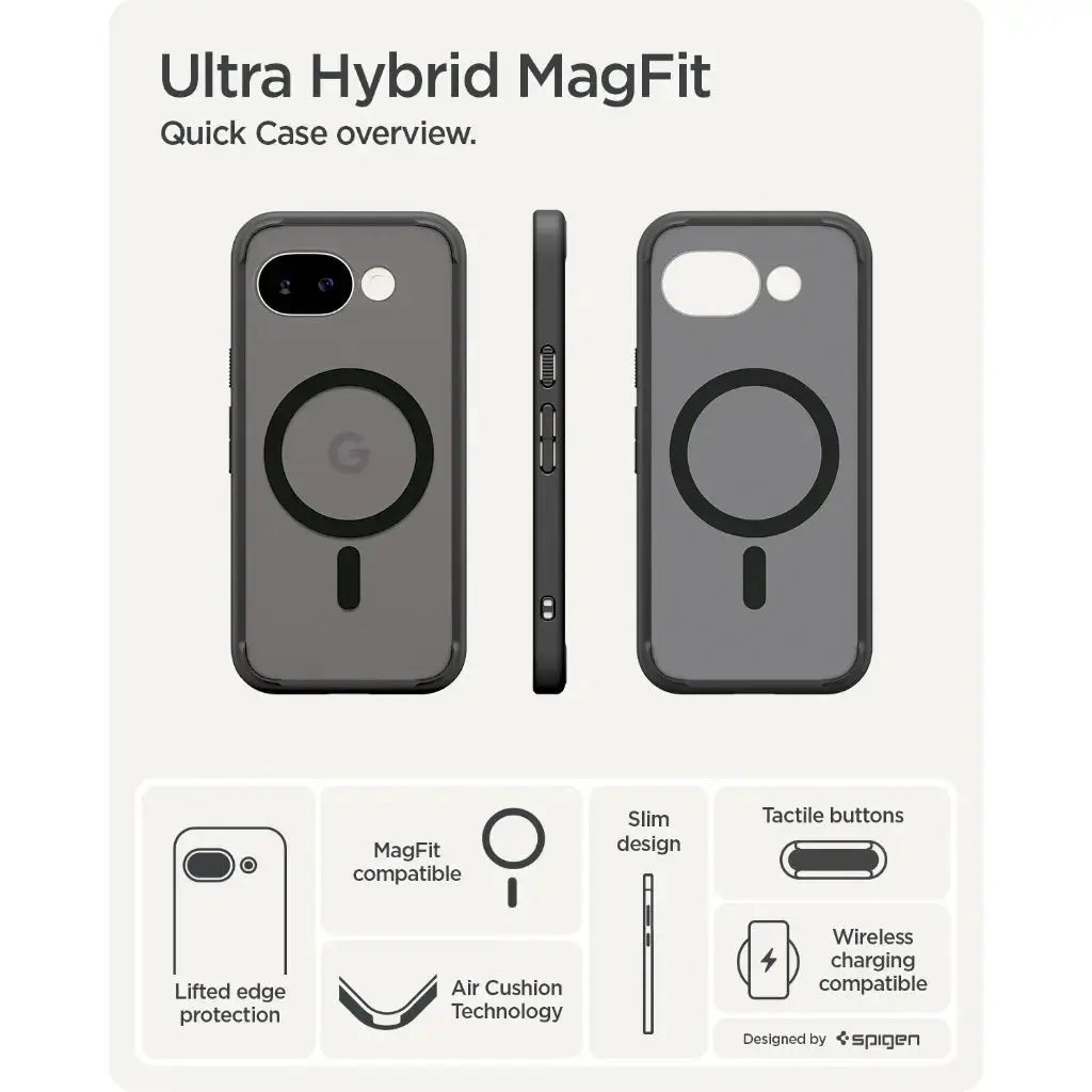Spigen Google Pixel 10a Case Ultra Hybrid MagFit Frost Matte Back Magnetic Phone Case Pixel 10a Case Spigen Singapore Singapore