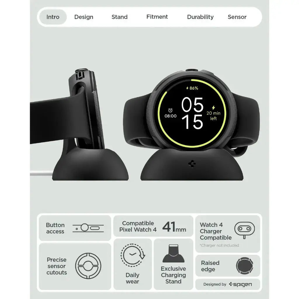 Spigen Google Pixel Watch 4 (41mm) Case Liquid Air Spigen Singapore Singapore