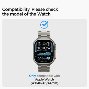 Apple Watch Strap Series (49mm / 46mm / 45mm / 44mm / 42mm) Watch Band Modern Fit Titanium Spigen Singapore Singapore