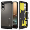 Spigen Samsung S25 Edge Case Tough Armor AI Magfit - Gunmetal