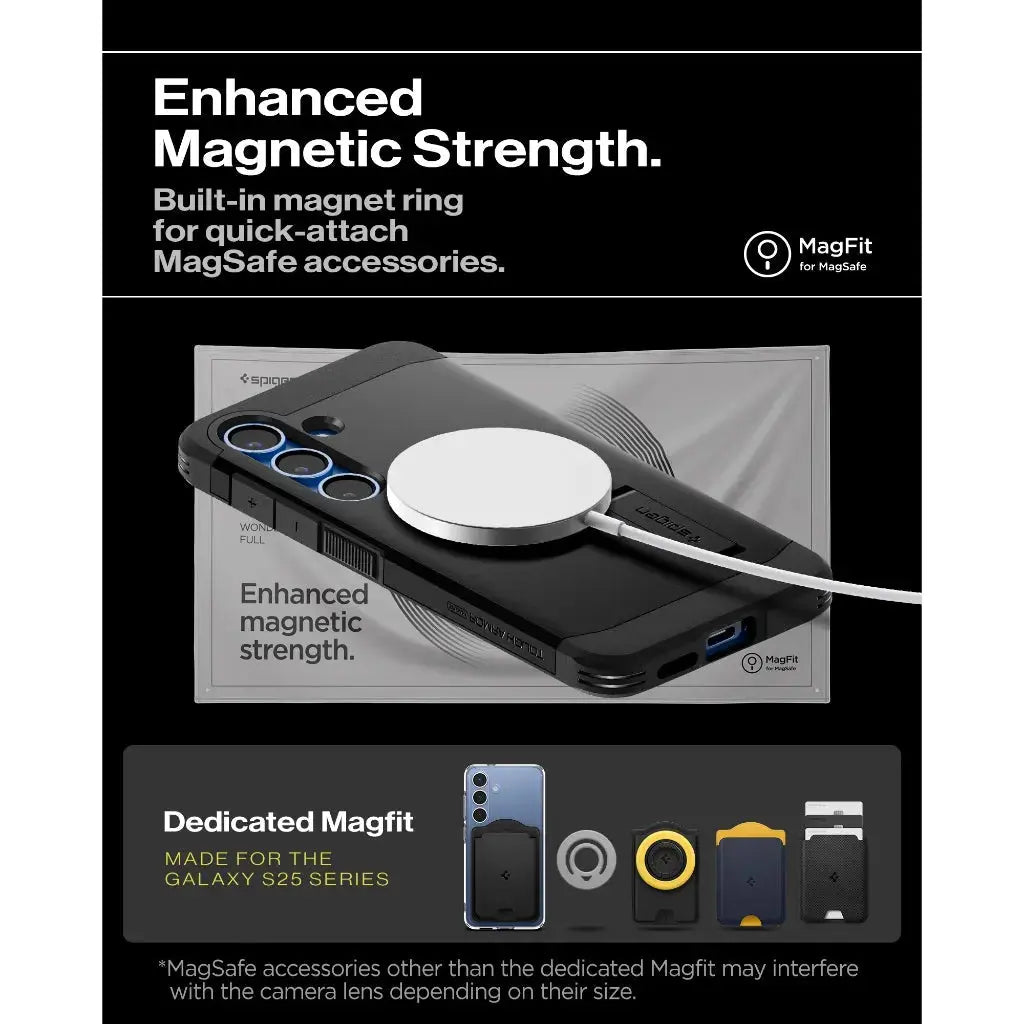Spigen Samsung S25 case Tough Armor MagFit - Tech House - Singapore