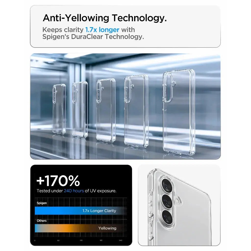 Spigen Samsung S26 Case 6.3" Ultra Hybrid Clear Spigen Singapore Singapore