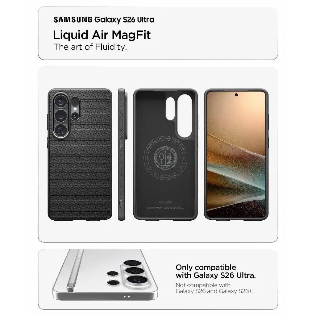 Spigen Samsung S26 Ultra Case Liquid Air MagFit Spigen Singapore Singapore