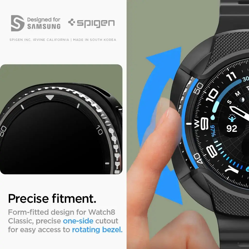 Samsung Watch 8 Classic (46mm) Case Liquid Air Spigen Singapore Singapore