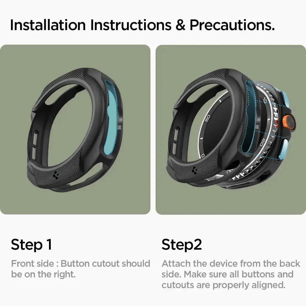 Samsung Watch 8 Classic (46mm) Case Liquid Air Spigen Singapore Singapore