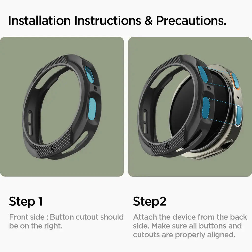 Spigen Samsung Watch 8 (40mm) Case Liquid Air Spigen Singapore Singapore