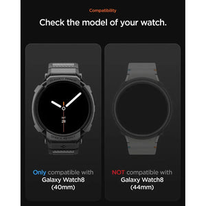 Spigen Samsung Watch 8 (40mm) Case Rugged Armor Pro Spigen Singapore Singapore