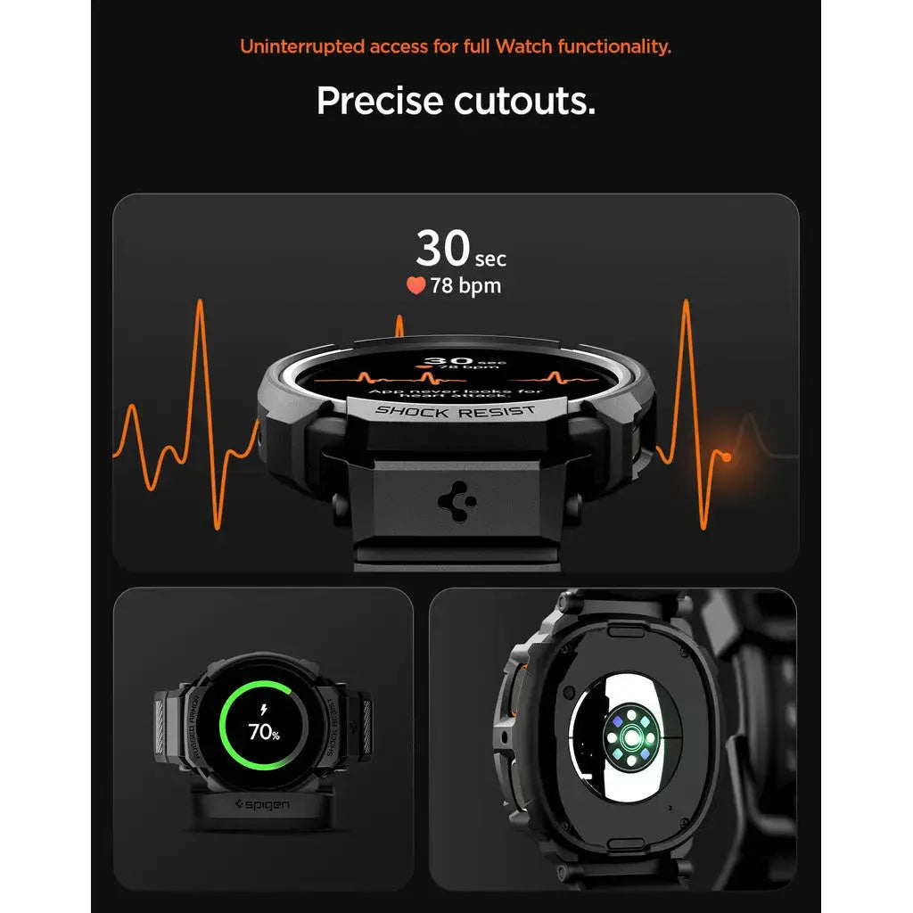 Spigen Samsung Watch 8 (40mm) Case Rugged Armor Pro Spigen Singapore Singapore