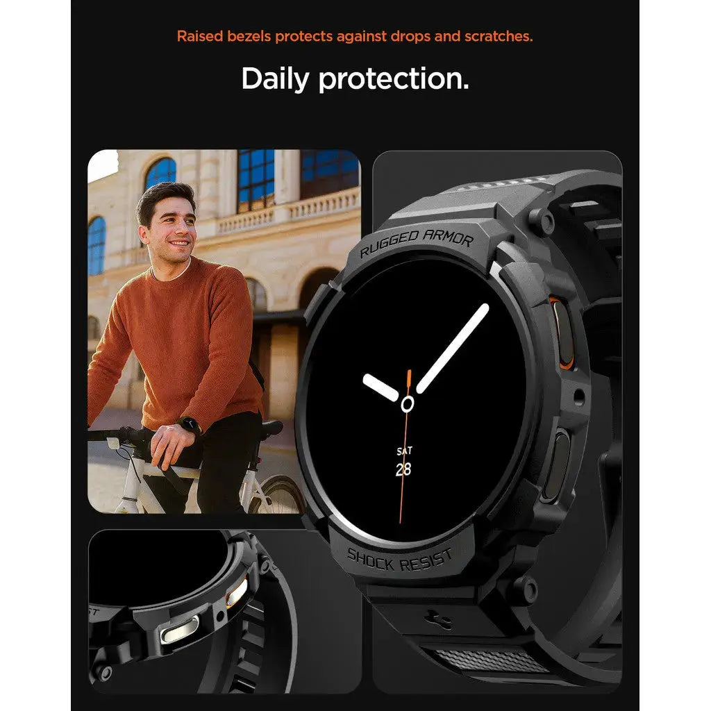 Spigen Samsung Watch 8 (40mm) Case Rugged Armor Pro Spigen Singapore Singapore