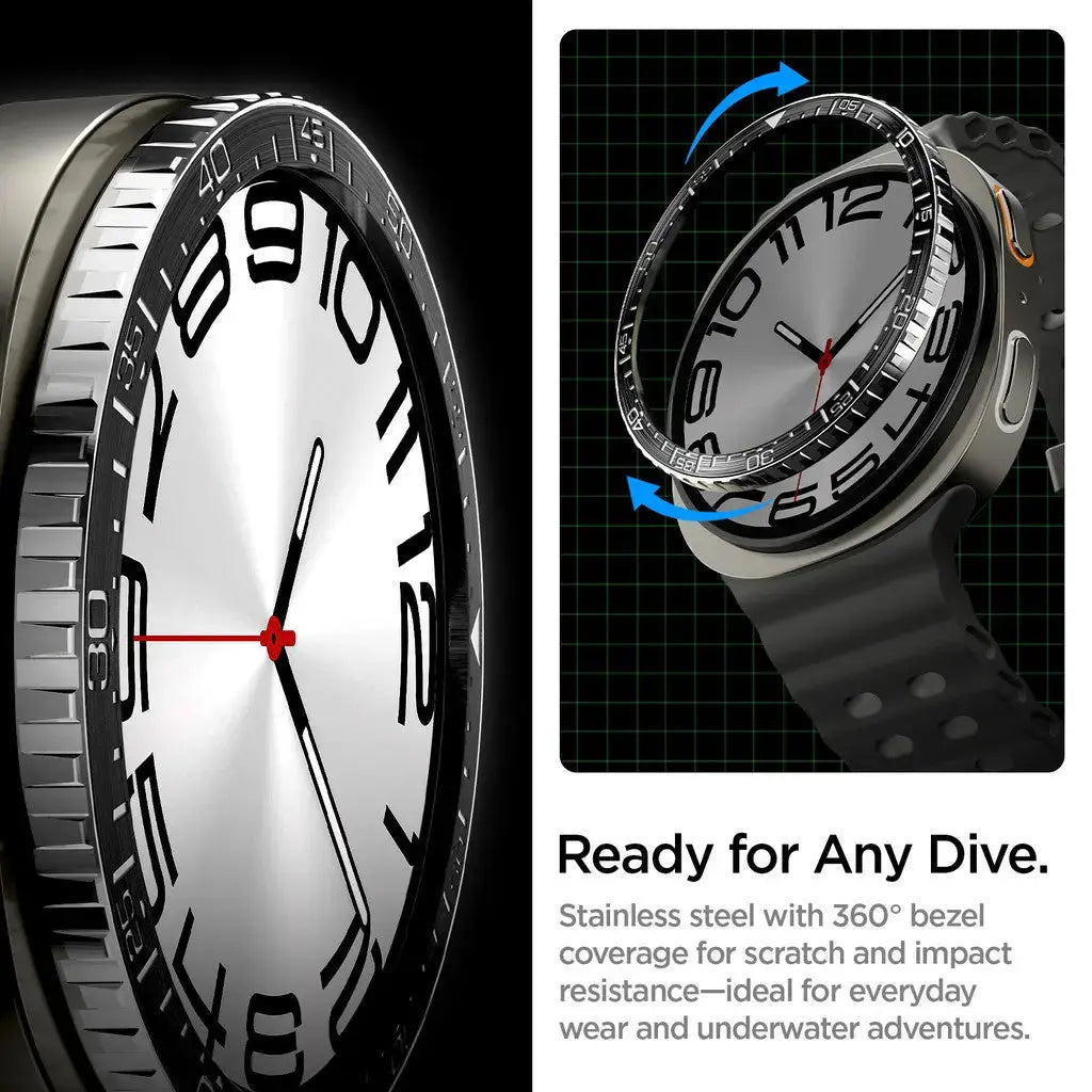 Spigen Samsung Watch 8 (44mm) Accessory Bezel Tune Spigen Singapore Singapore