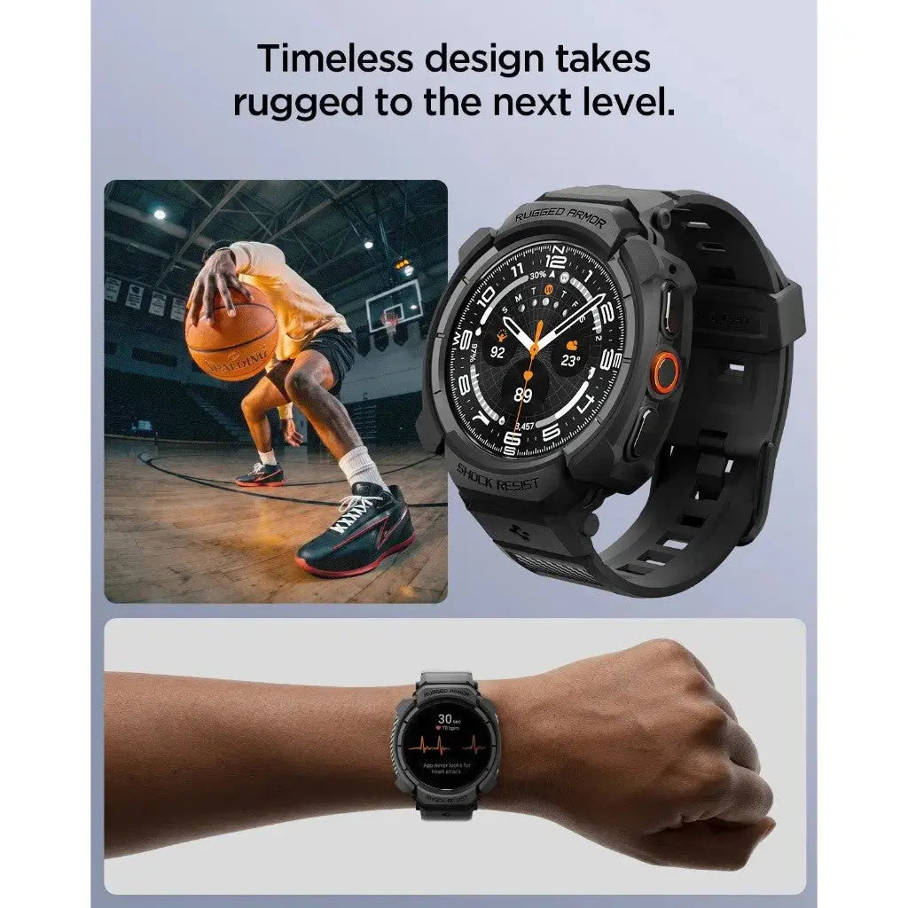 Samsung Watch Ultra 2 Case (47mm) Rugged Armor Pro Spigen Singapore Singapore