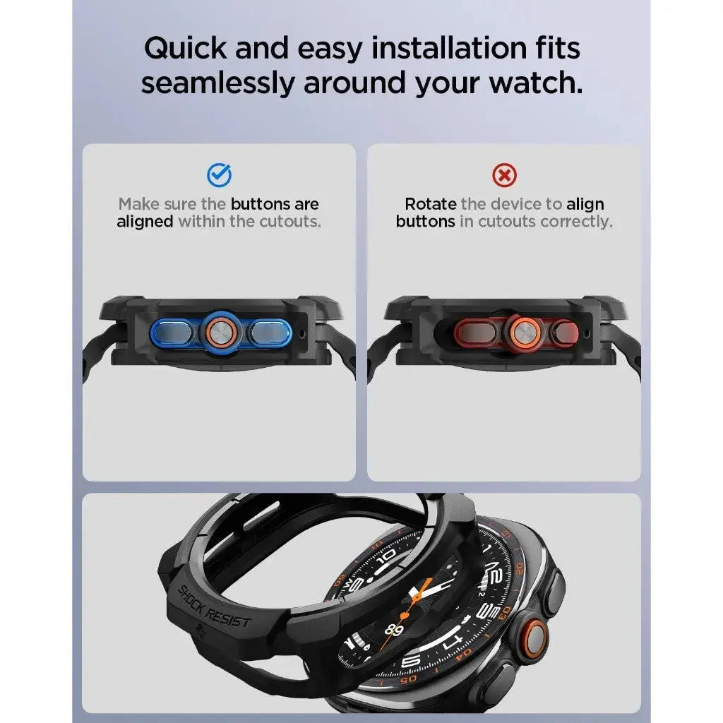 Samsung Watch Ultra 2 Case (47mm) Rugged Armor Spigen Singapore Singapore