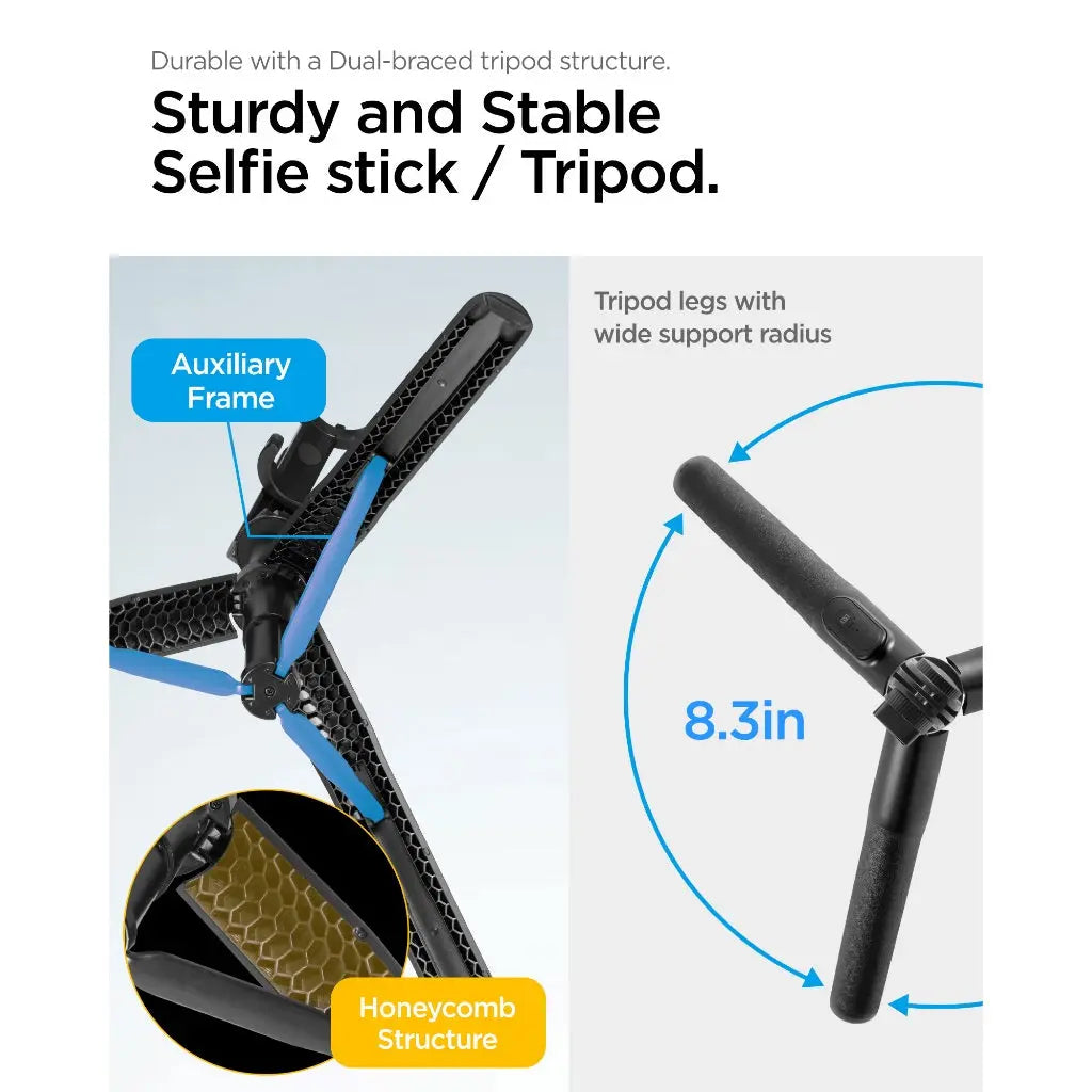 Spigen S560W Bluetooth Selfie Stick Tripod Spigen Singapore