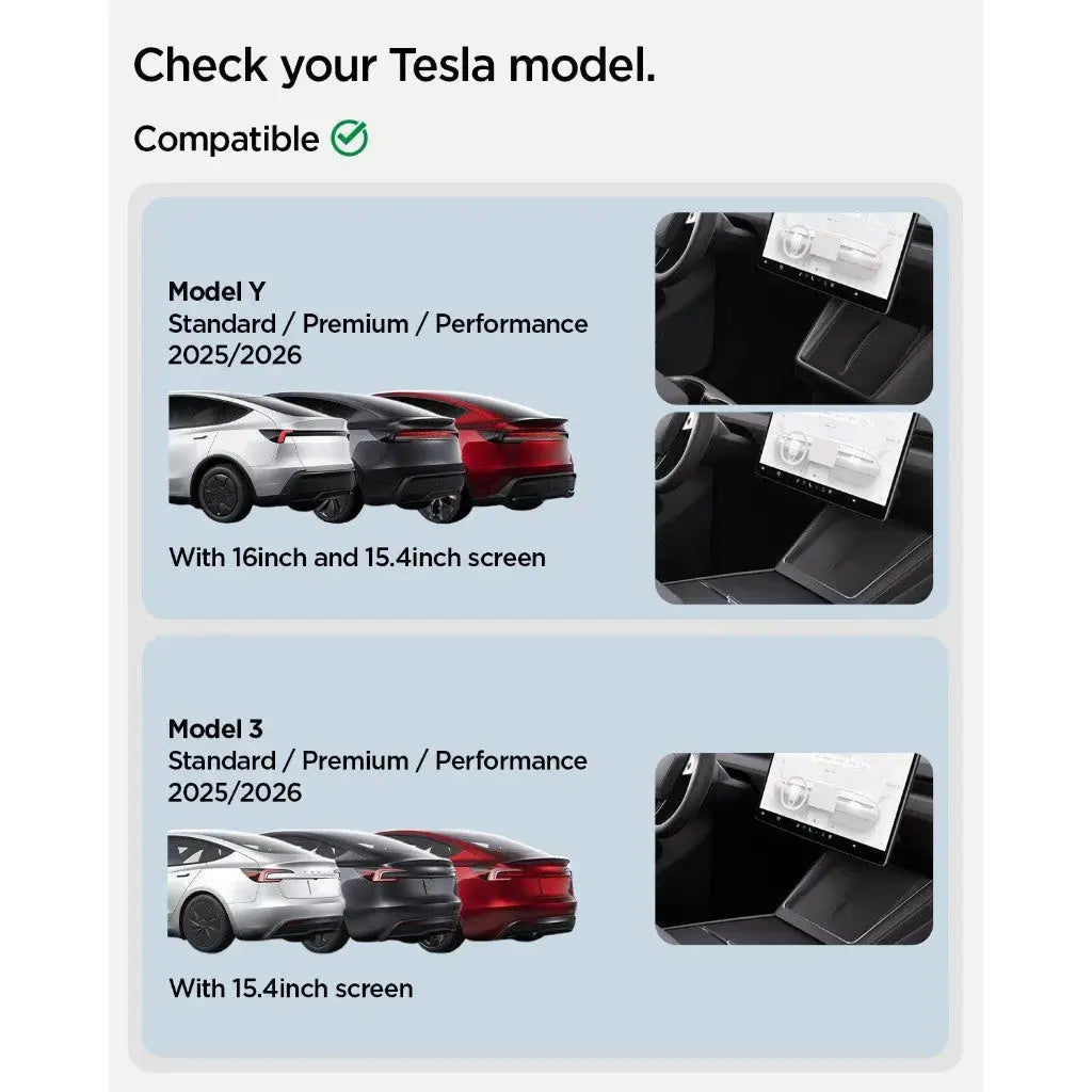 Tesla Model 3 Highland (2026-2024) / Y Juniper / Y L Hidden Under Screen Storage Organizer TO227JH Spigen Singapore Singapore