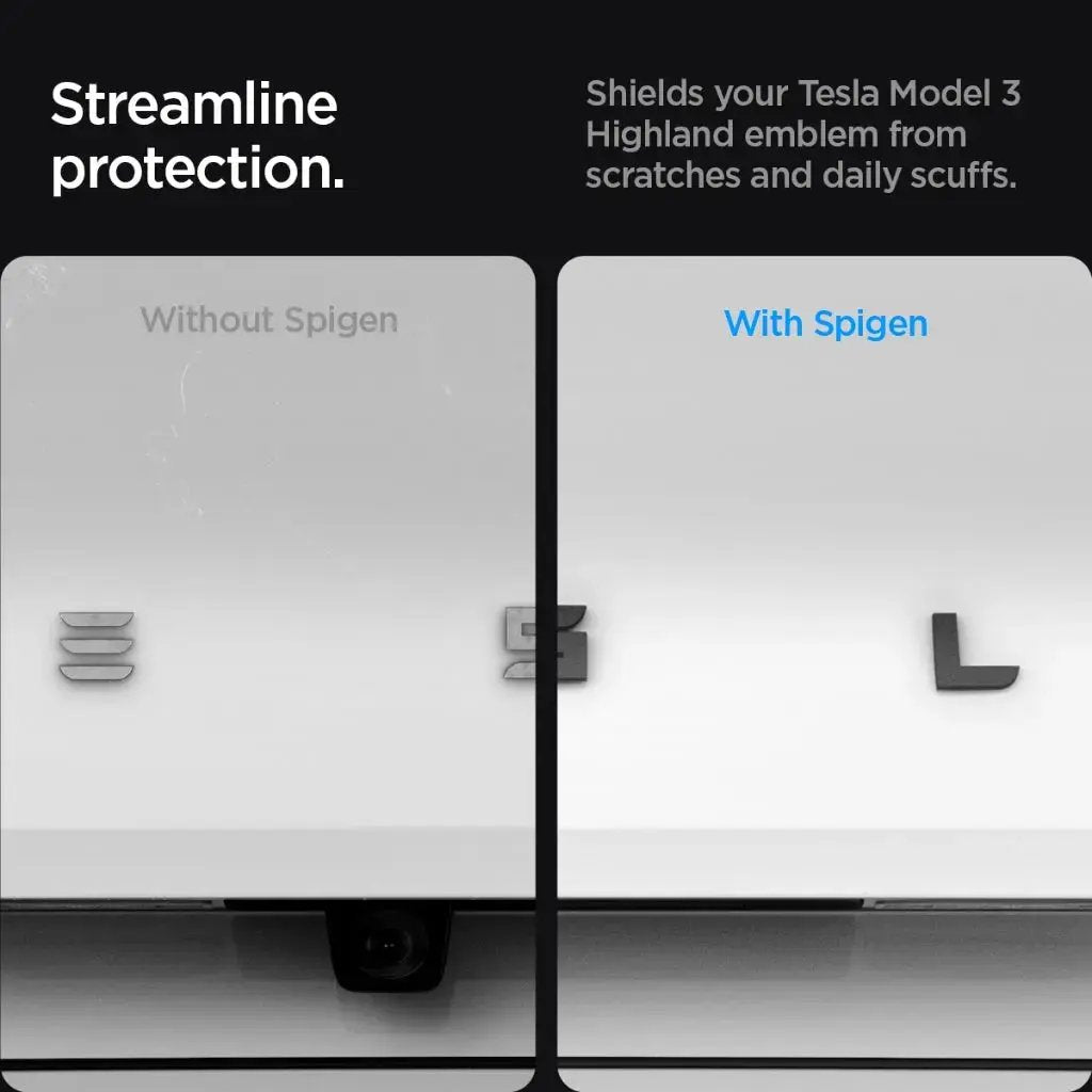 Spigen Tesla Model 3 (2025/2024) Rear Emblem Logo Sticker TO322H Spigen Singapore Singapore