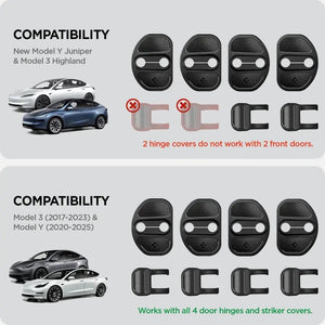 Spigen Tesla Model Y 2025 Refresh (Juniper) & Tesla Model 3 (2017-2025) Door Striker and Hinge Cover Spigen Singapore Singapore