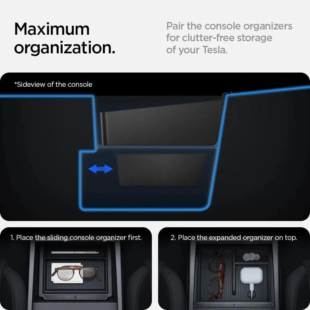 Spigen Tesla Model Y Juniper (2026/2025) & Model 3 Highland (2025/2024) Center Console Organizer Spigen Singapore Singapore