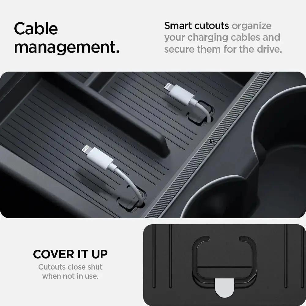 Spigen Tesla Model Y Juniper (2026/2025) & Model 3 Highland (2025/2024) Center Console Organizer Spigen Singapore Singapore