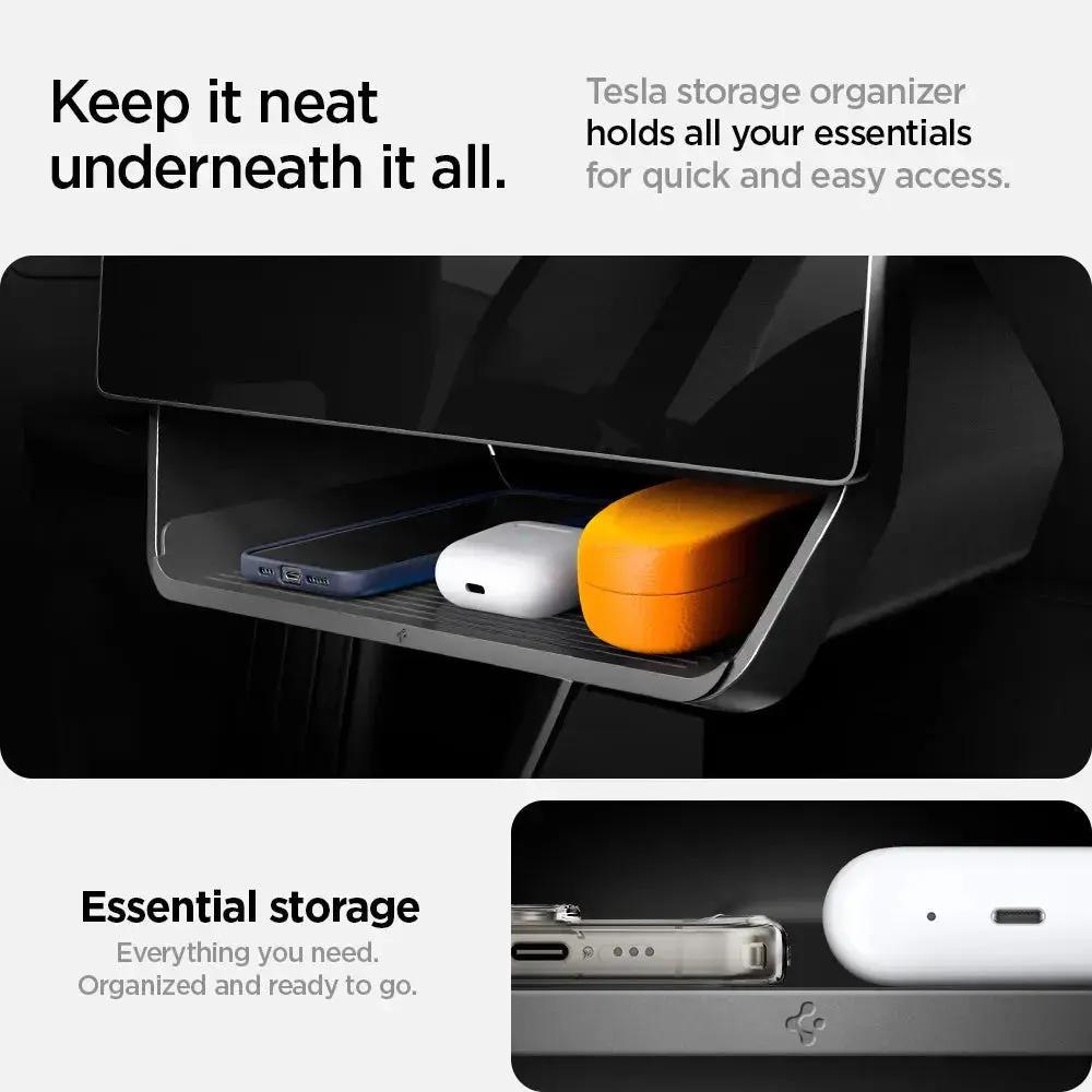 Spigen Tesla Model Y (2020-2024) & Model 3 (2017-2023) Under Screen Storage Organizer Spigen Singapore Singapore