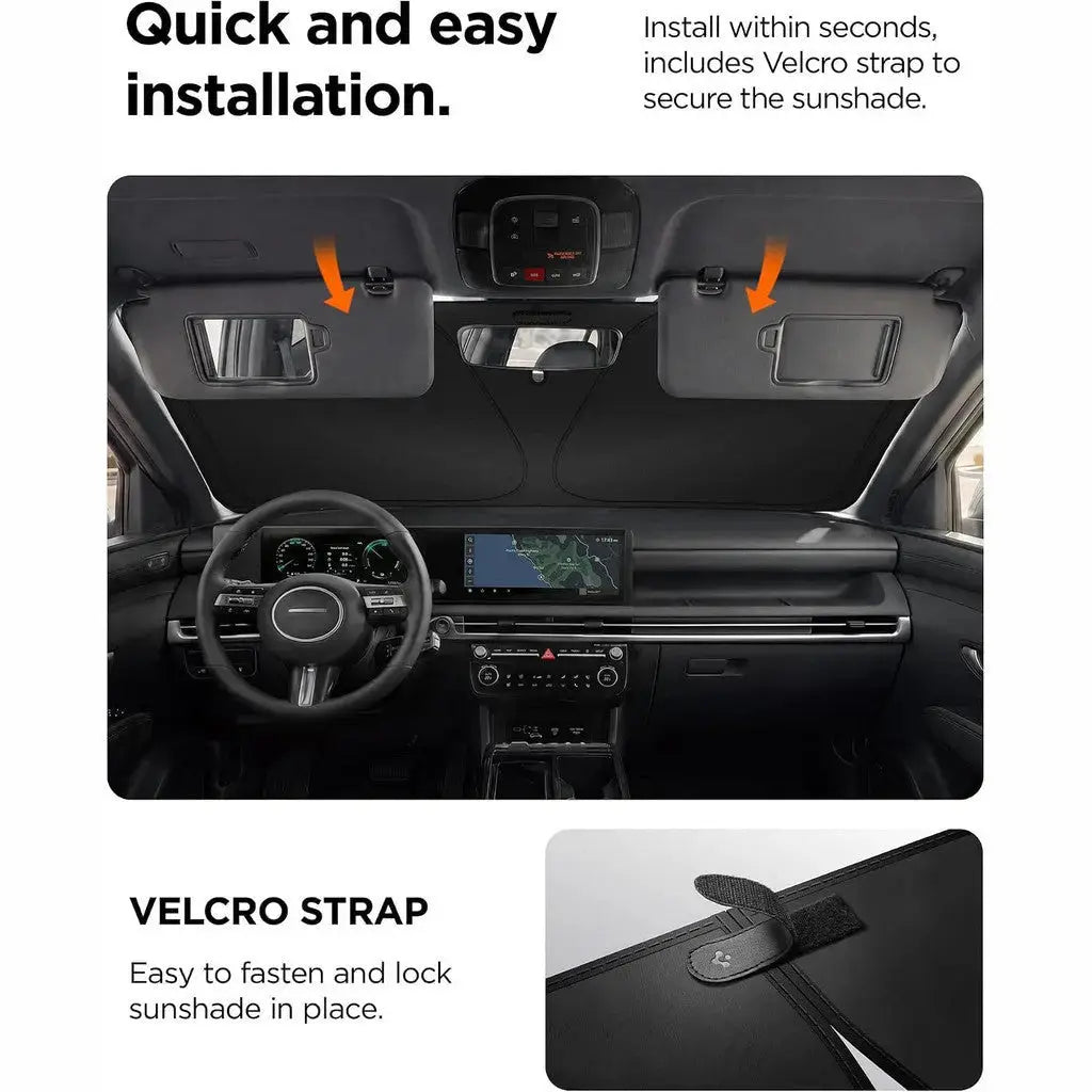 Universal Car Sun Shade UO260 (M) Spigen Singapore Singapore