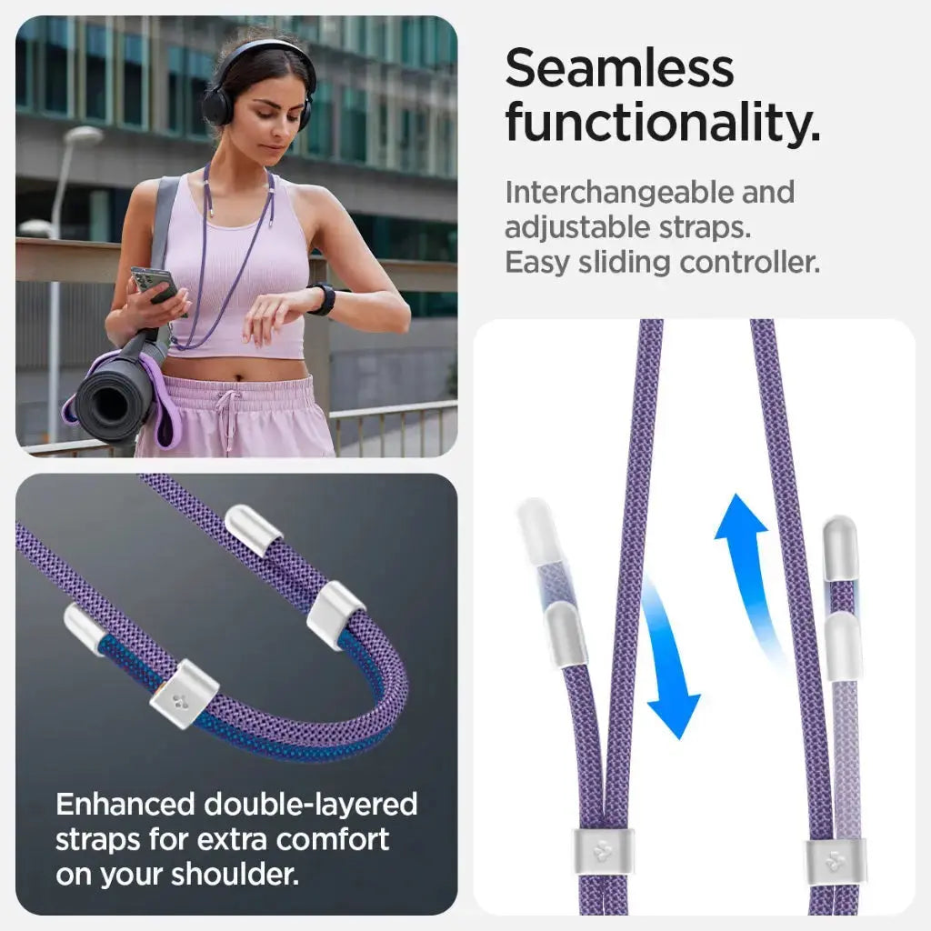 Universal Phone Lanyard Set (CrossBody Strap + Wrist Strap With