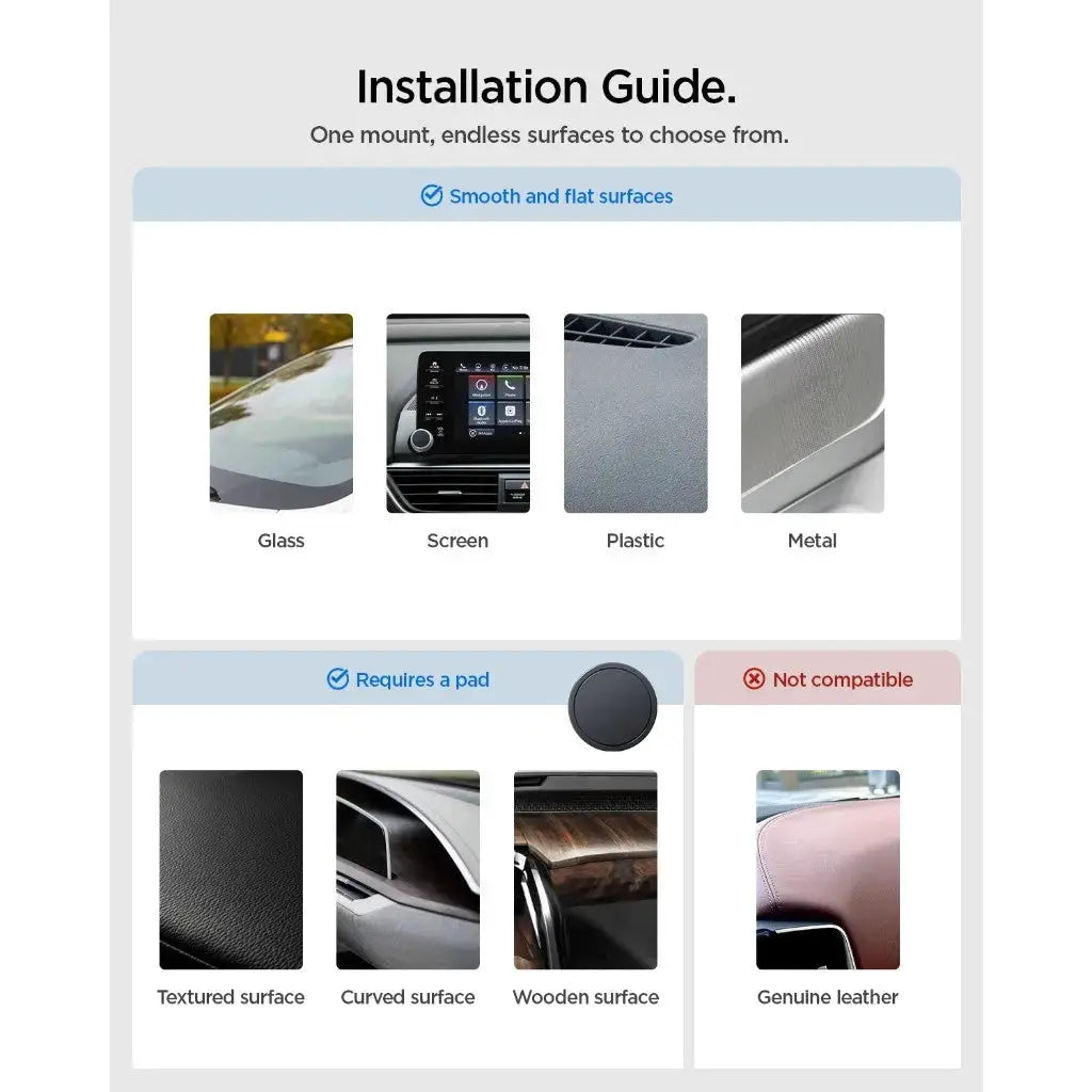 VacuumLock Magnetic Car Mount STK100 Spigen Singapore Singapore