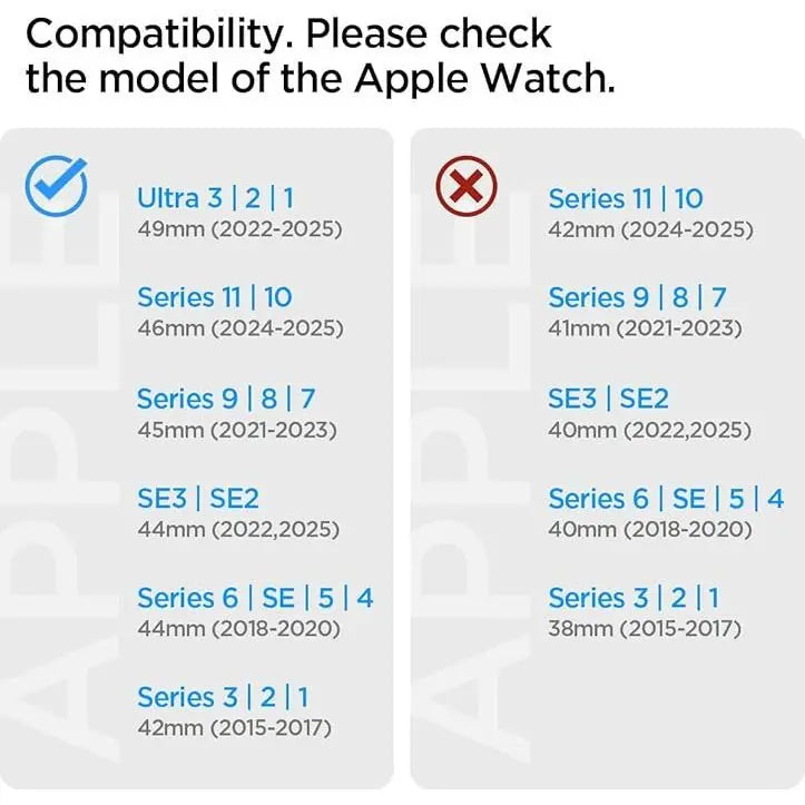 WBF0 Watch Strap compatible with Apple Watch (49mm / 46mm / 45mm / 44mm / 42mm) Spigen Singapore Singapore
