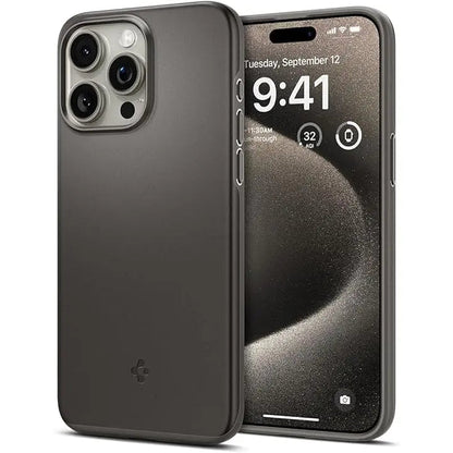 Spigen iPhone 15 Pro Max Case 6.7" Thin Fit Upgraded Protection and All Around Slim Coverage Casing iPhone Cover 2023