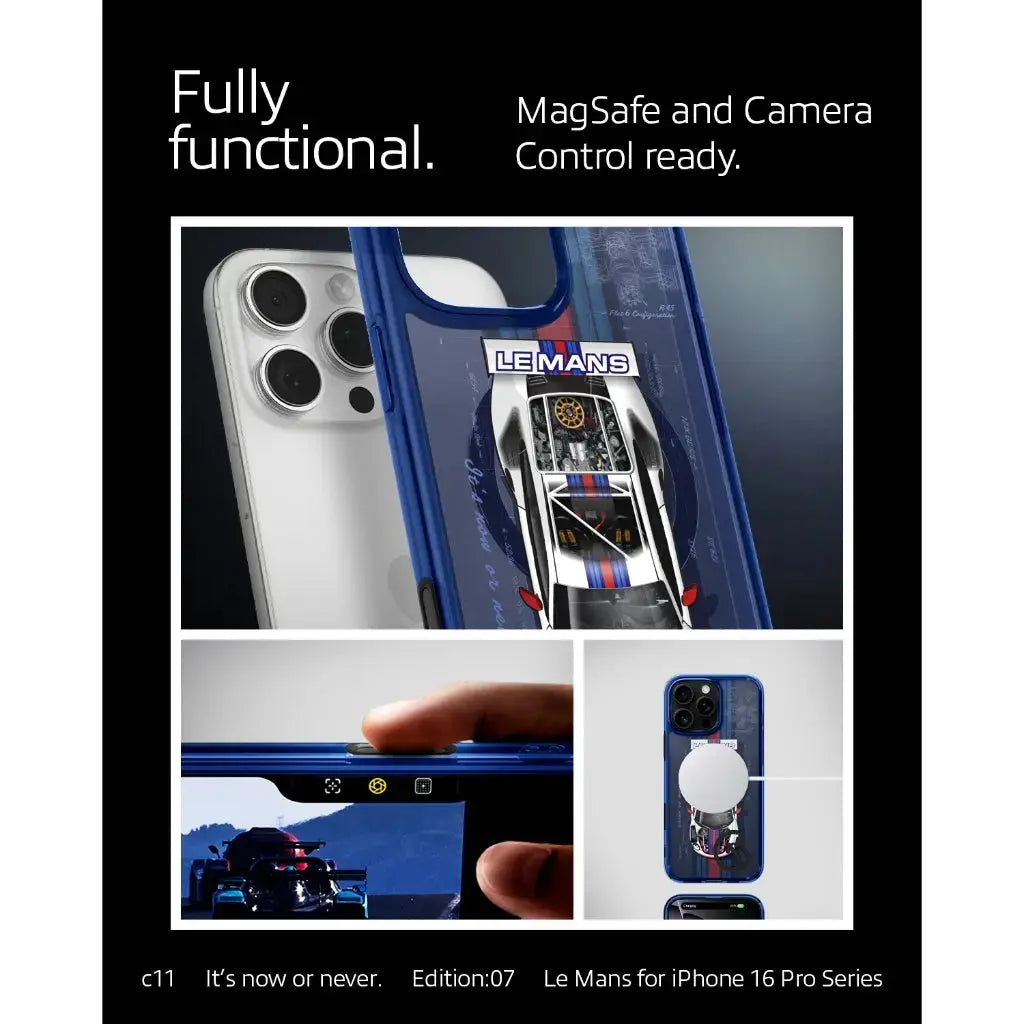 iPhone 16 Pro Max Case c11 Le Mans (MagFit + Camera Control) - Tech House - Singapore