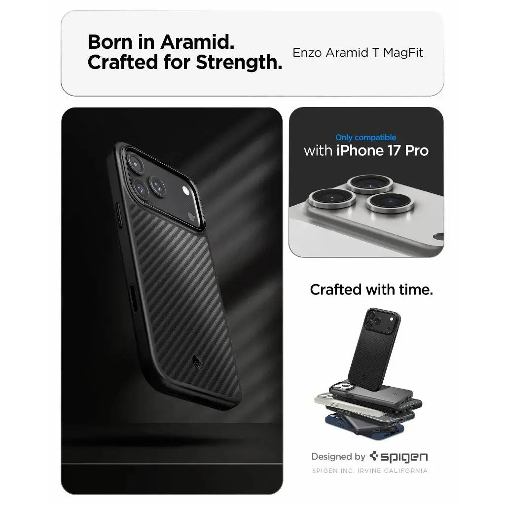 iPhone 17 Pro Case Enzo Aramid T MagFit Spigen Singapore Singapore