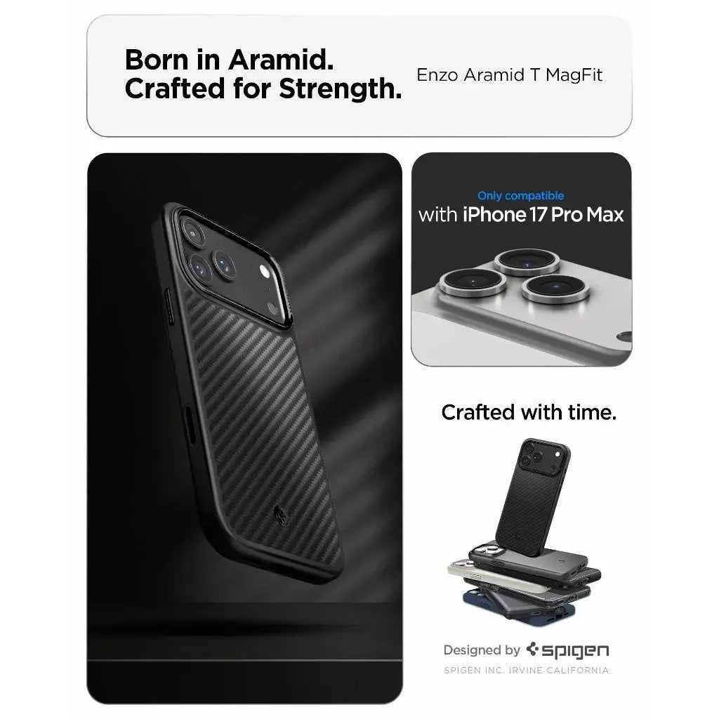 iPhone 17 Pro Max Case Enzo Aramid T MagFit Spigen Singapore Singapore