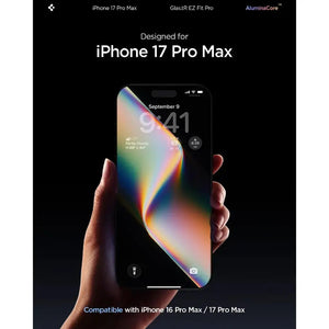 [1 Pack] iPhone 17 Pro Max Privacy Screen Protector Glas.tR EZ Fit Pro HD Spigen Singapore Singapore