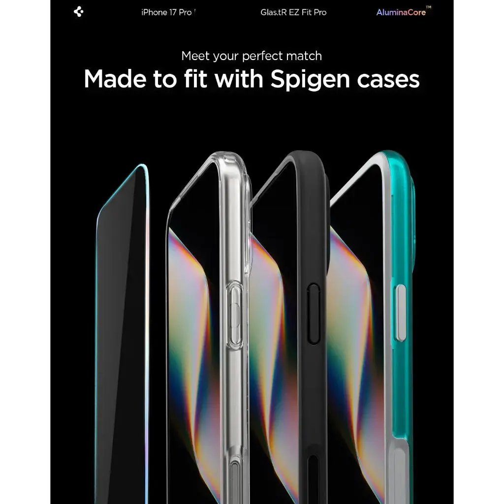 [1 Pack] iPhone 17 Pro / iPhone 17 Screen Protector EZ Fit Pro HD Spigen Singapore Singapore